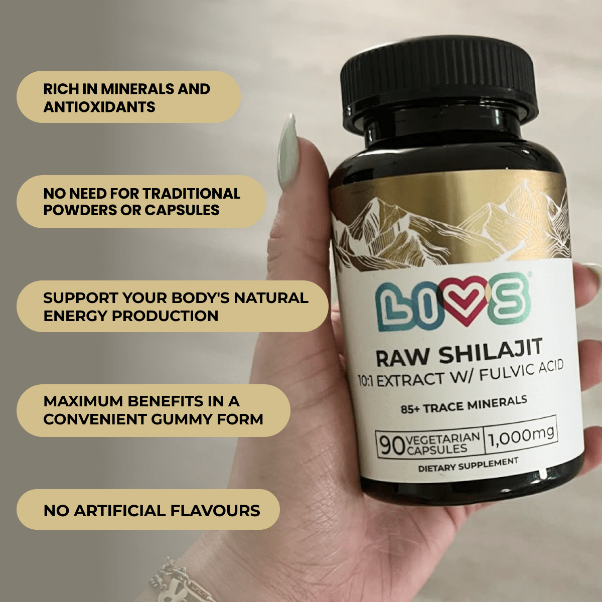 Raw Shilajit Capsules - Trending Wellness Store