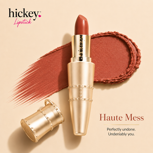 Refillable Organic Lipstick | Clean, Vegan, Satin Finish | Hickey Lipstick - Trending Wellness Store