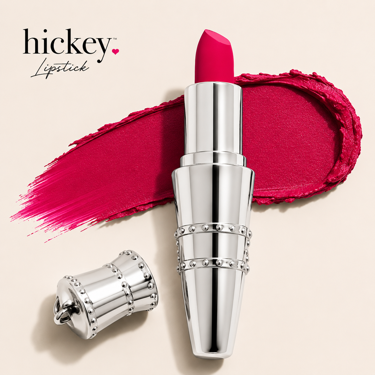 Refillable Organic Lipstick | Clean, Vegan, Satin Finish | Hickey Lipstick - Trending Wellness Store