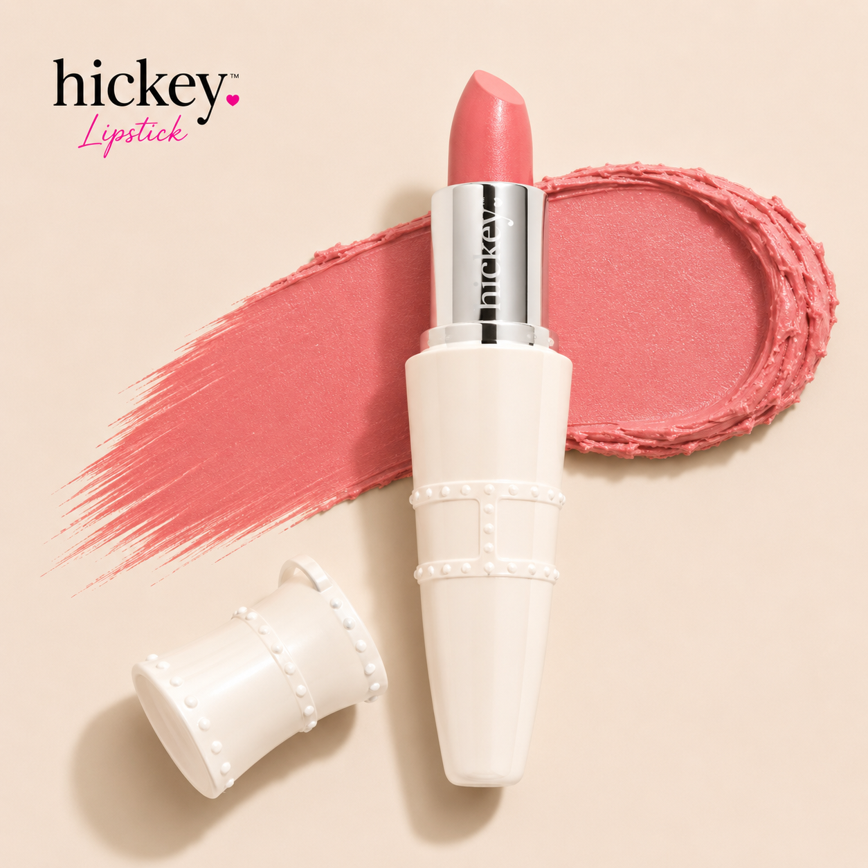 Refillable Organic Lipstick | Clean, Vegan, Satin Finish | Hickey Lipstick - Trending Wellness Store