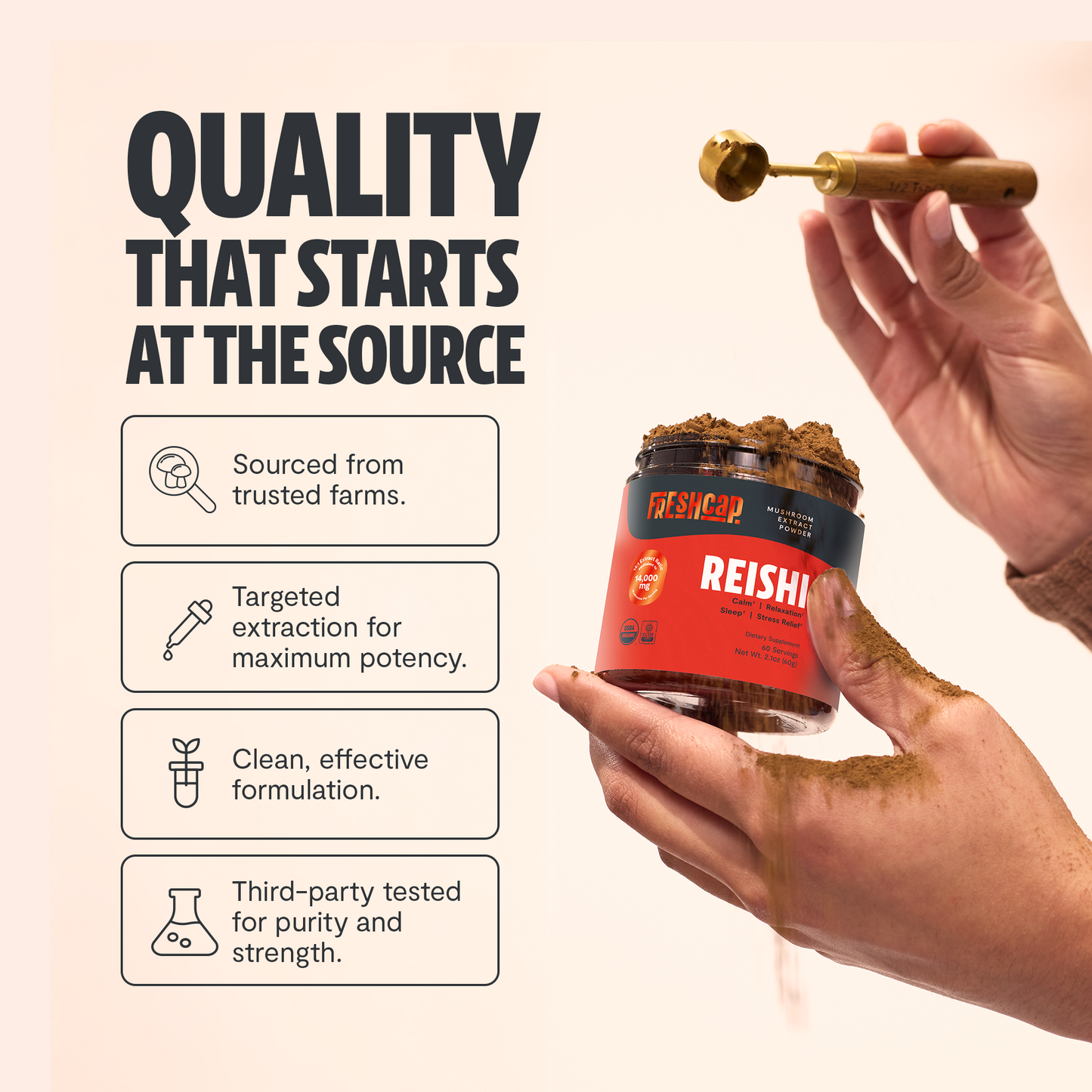 Reishi Mushroom Extract Powder - Trending Wellness Store