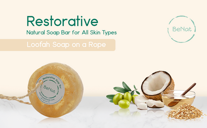 Restorative Soap Bar. Oat, Honey, and Olive Oil. - Trending Wellness Store