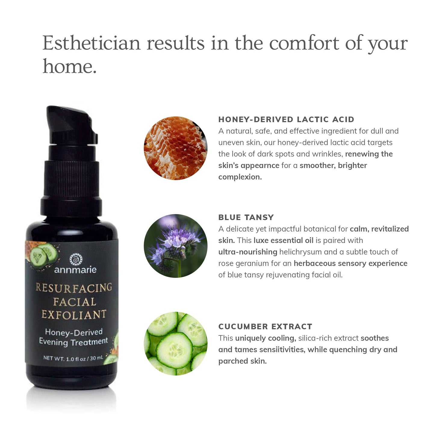 Resurfacing Facial Exfoliant (30ml)- Collective - Trending Wellness Store