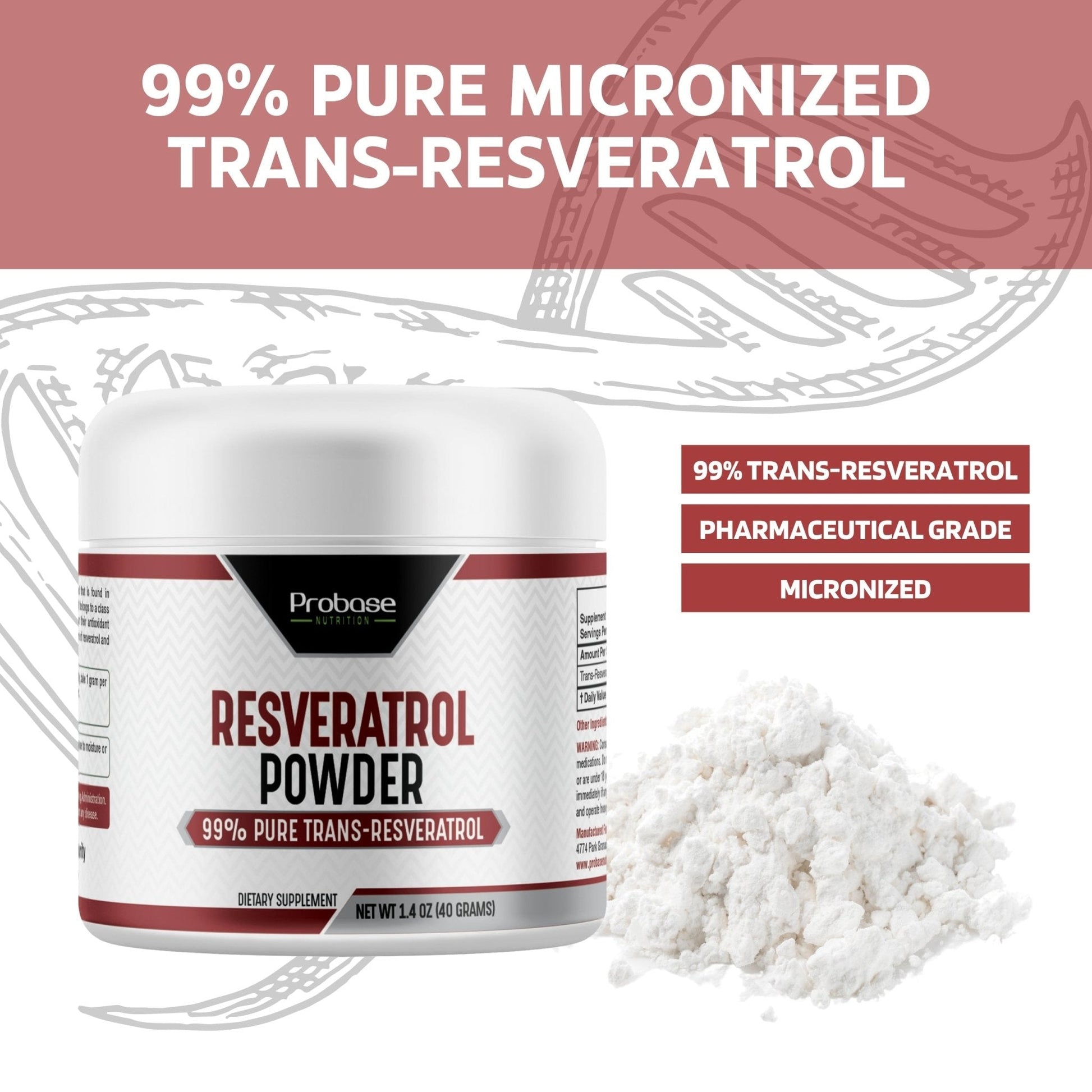 Resveratrol Supplement (Powder) - Trending Wellness Store