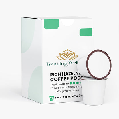 Rich Hazelnut Coffee Pods (Medium Roast) - Trending Wellness Store