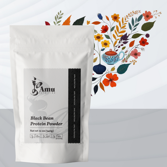 Roasted Black Bean Powder – 198 g- Gluten-Free, High in Protein, Traditionally Used for Hair Health, Kidney Support, Energy & Stamina - Trending Wellness Store