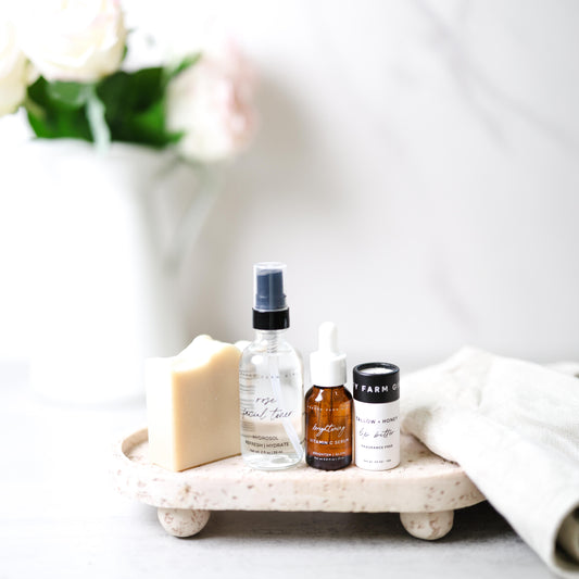 Rooted and Ready: Travel-Size Skincare Essentials Kit - Trending Wellness Store