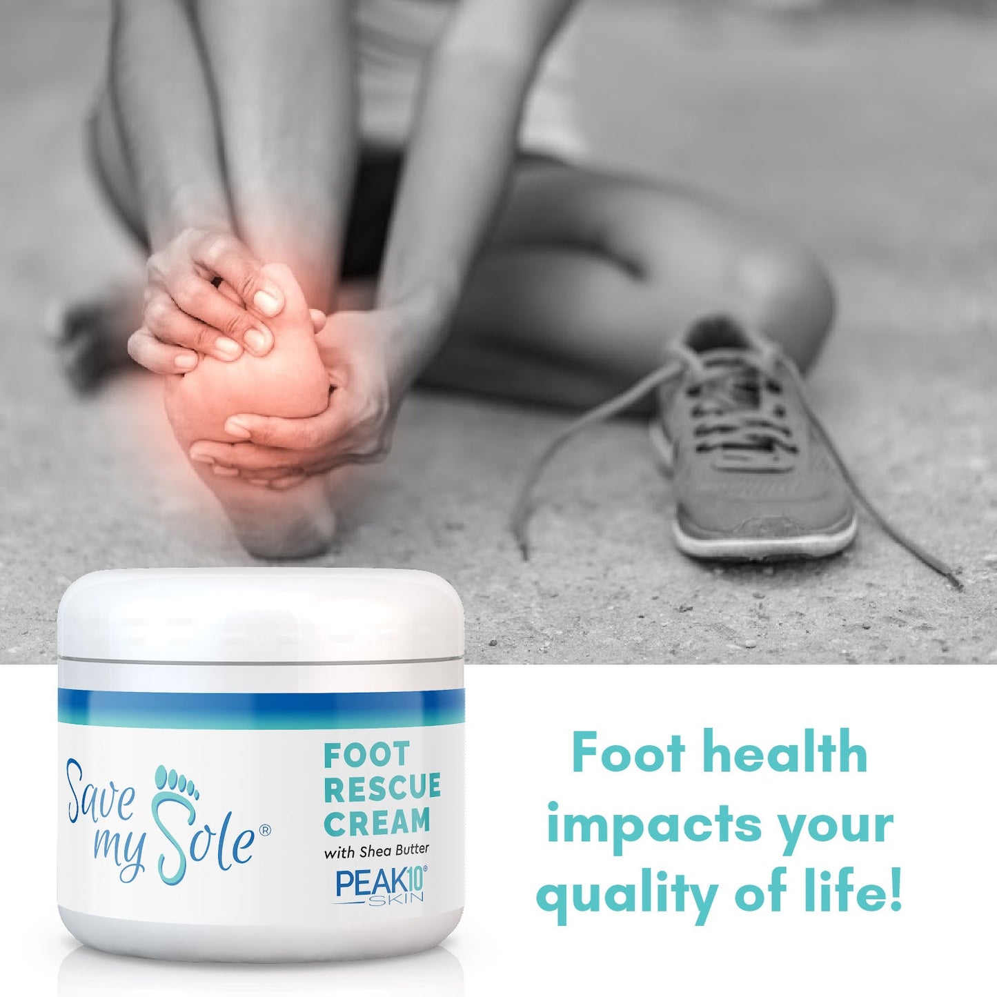 SAVE MY SOLE® foot cream w/Shea Butter 4.2 oz - Trending Wellness Store