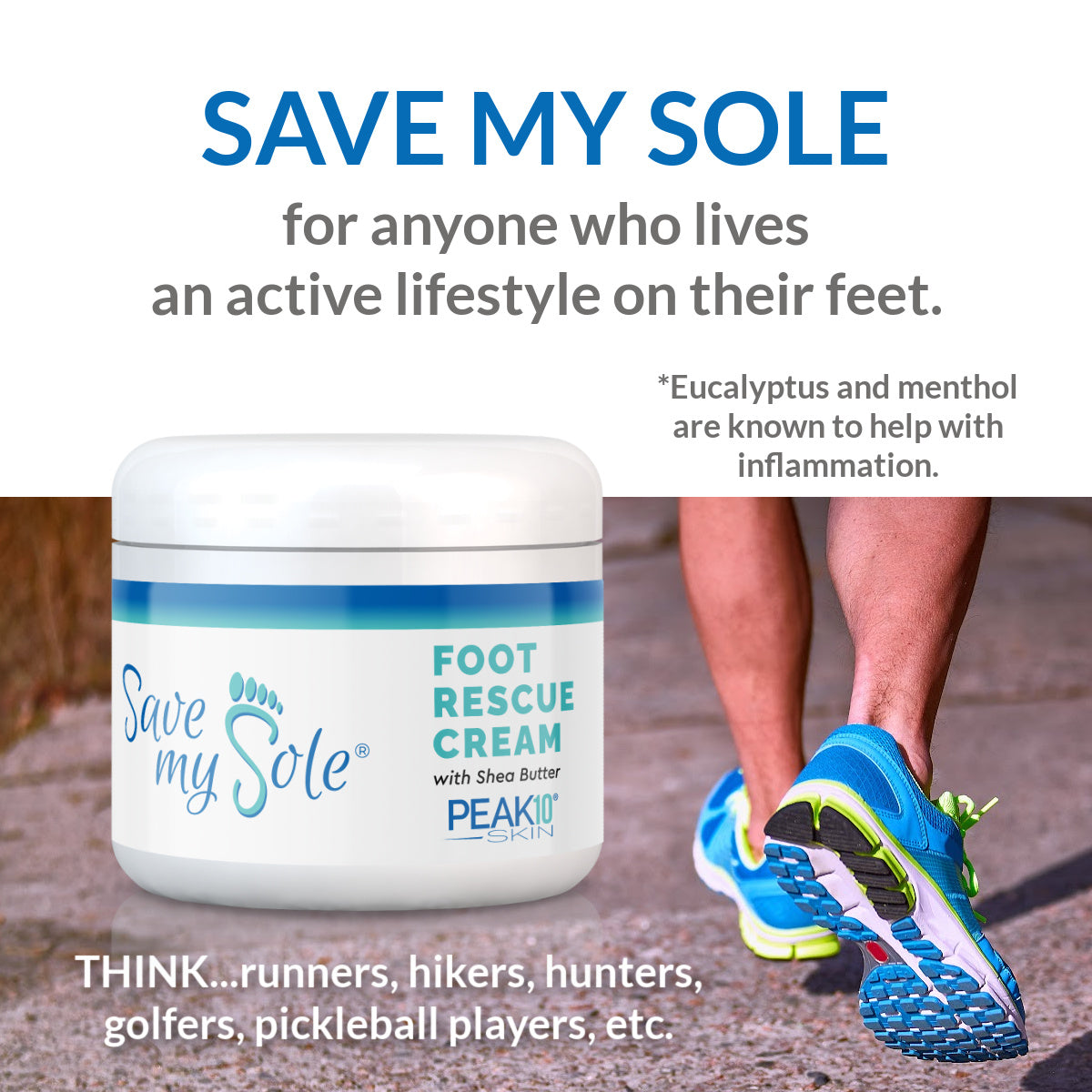 SAVE MY SOLE® foot cream w/Shea Butter 4.2 oz - Trending Wellness Store