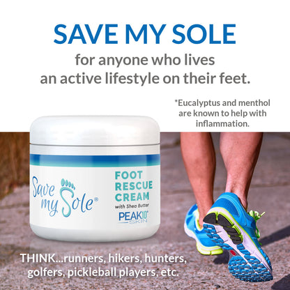 SAVE MY SOLE® foot cream w/Shea Butter 4.2 oz - Trending Wellness Store