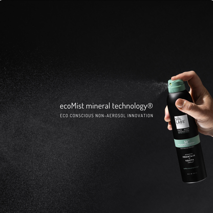SOL LABS® Natural Mineral SPF 50 Sheer Mist - Broad Spectrum UVA/UVB Protection & Hydrating Formula - Trending Wellness Store