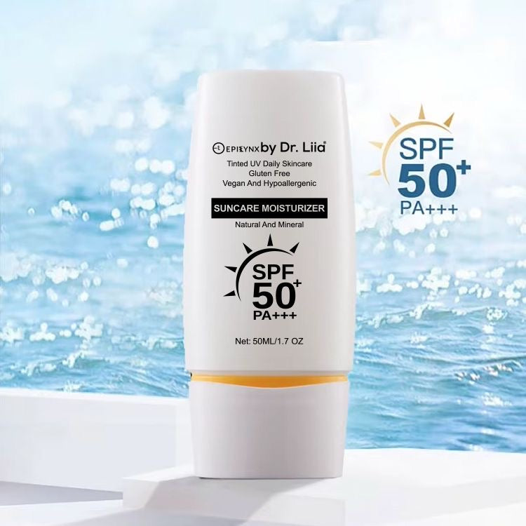 Illuminating Mineral Sunscreen SPF 50 – Vegan, Gluten-Free Moisturizing Sun Care for Sensitive Skin - Trending Wellness Store