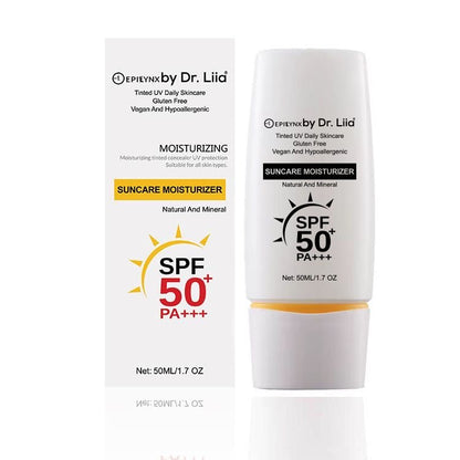 Illuminating Mineral Sunscreen SPF 50 – Vegan, Gluten-Free Moisturizing Sun Care for Sensitive Skin - Trending Wellness Store