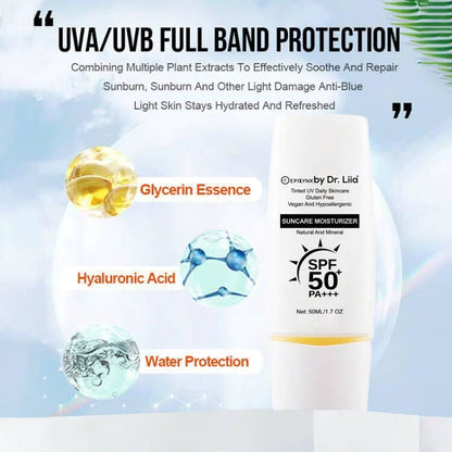 SPF 50 Mineral Moisturizer – Hydrating, Vegan & Sensitive-Skin Friendly - Trending Wellness Store