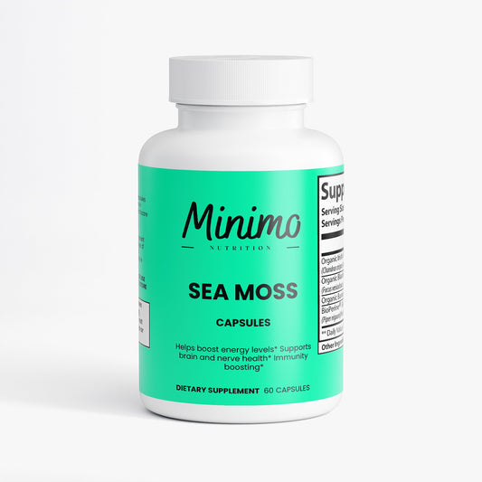Sea Moss with Bladderwrack and Burdock Root, 60 ct. - Trending Wellness Store