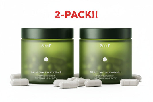 Seed DM-02 Daily Multivitamin, 30 Capsules - Double Pack! (60 Capsules Total) (Plus Available DISCOUNTS!!) - Trending Wellness Store