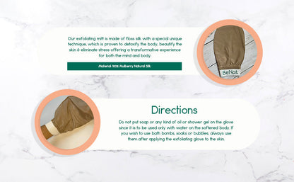 Silk Exfoliating Bath Gloves - Trending Wellness Store