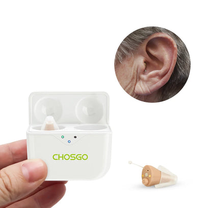 SmartR Pro Smallest Rechargeable OTC CIC Hearing Aids with AI Noise Reduction - Trending Wellness Store