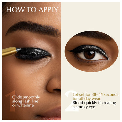 Soft-Glide Kajal Eyeliner Pen – Smudge-Resistant, Comfortable Wear for Sensitive Eyes - Trending Wellness Store