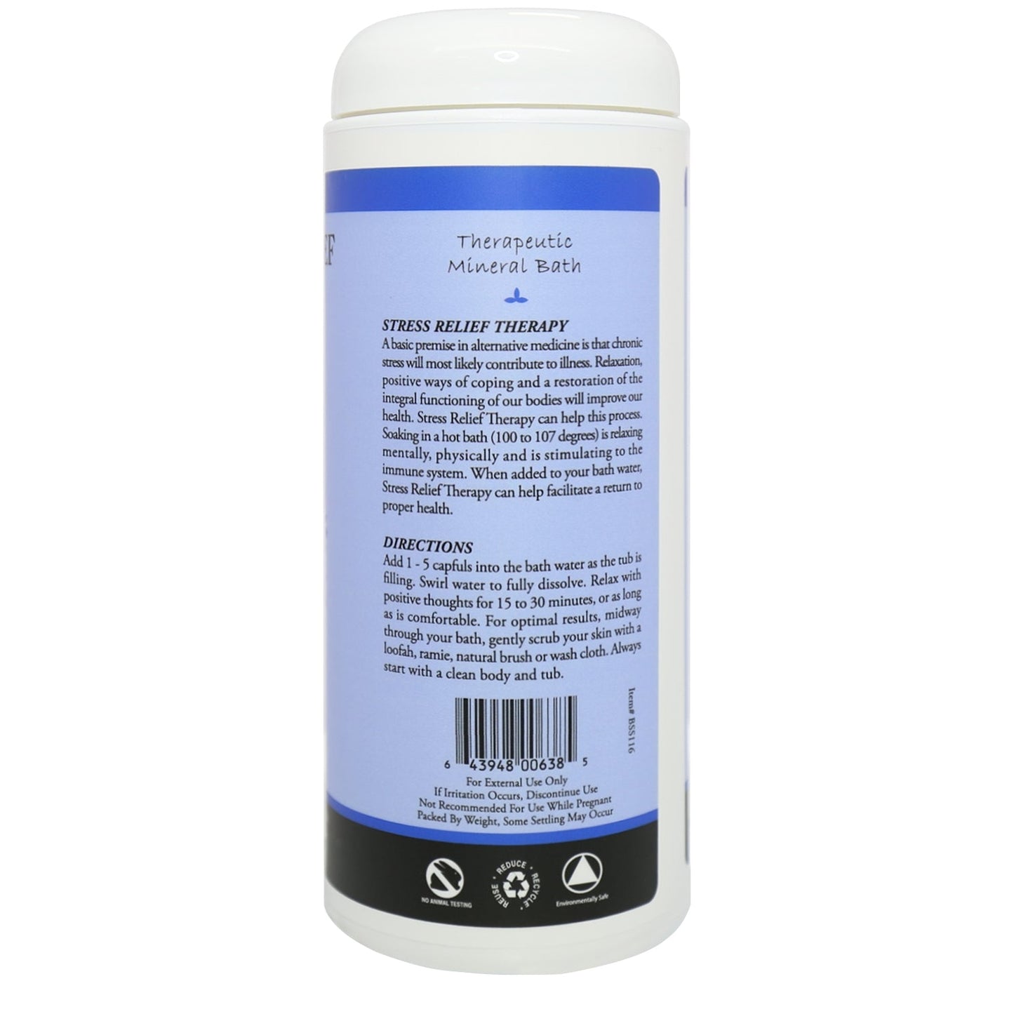 Stress Relief Bath Salt 16oz - Trending Wellness Store