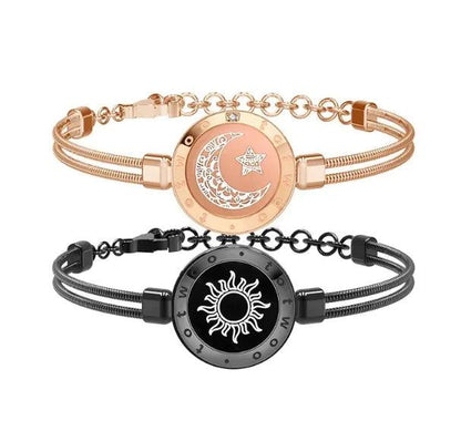 Sun & Moon Smart Sensor Couple Bracelets - Trending Wellness Store