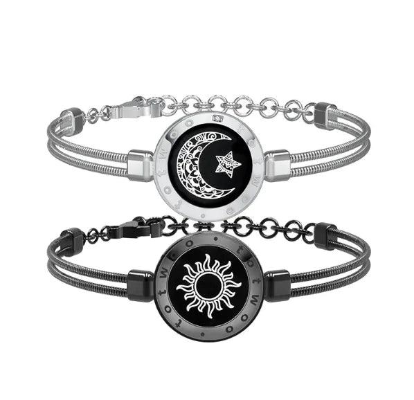 Sun & Moon Smart Sensor Couple Bracelets - Trending Wellness Store
