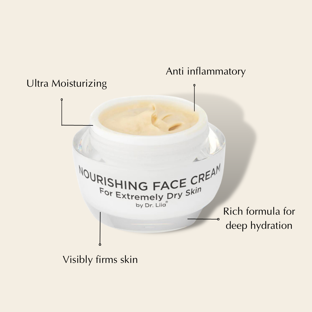 Super Nourishing Calming Face Cream for Extremely Dry & Sensitive Skin – Vegan & Hypoallergenic - Trending Wellness Store