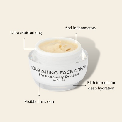 Super Nourishing Calming Face Cream for Extremely Dry & Sensitive Skin – Vegan & Hypoallergenic - Trending Wellness Store