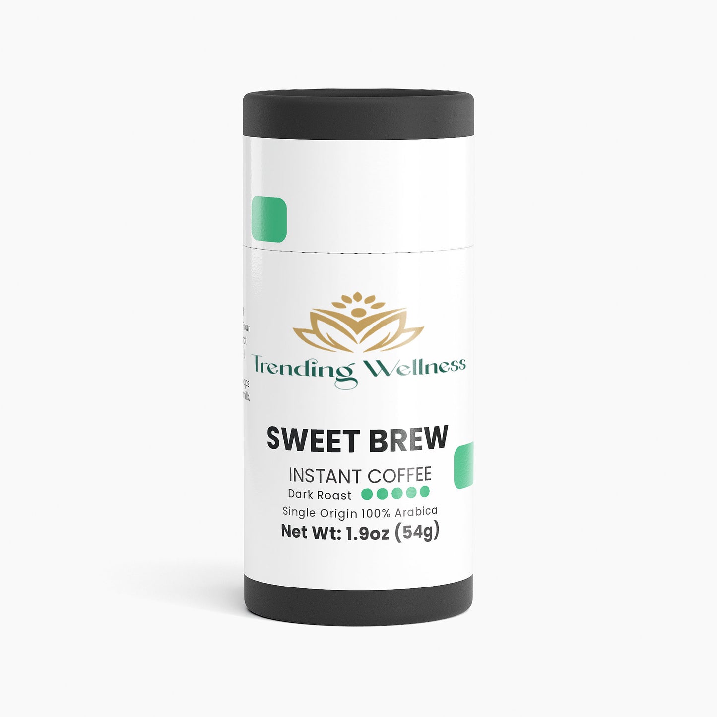 Trending Wellness Sweet Brew Instant Coffee canister on a white background