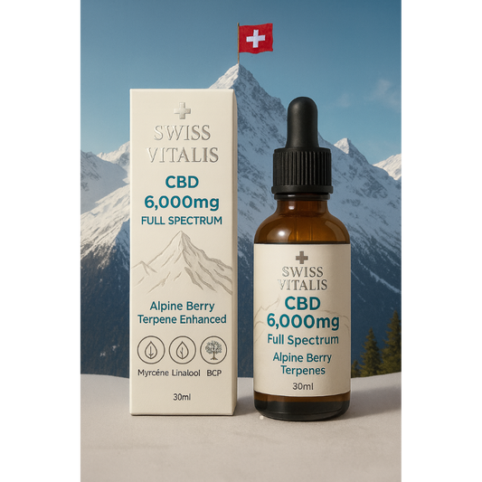 Swiss Vitalis CBD 6000mg – Full Spectrum Alpine Terpenes - Trending Wellness Store