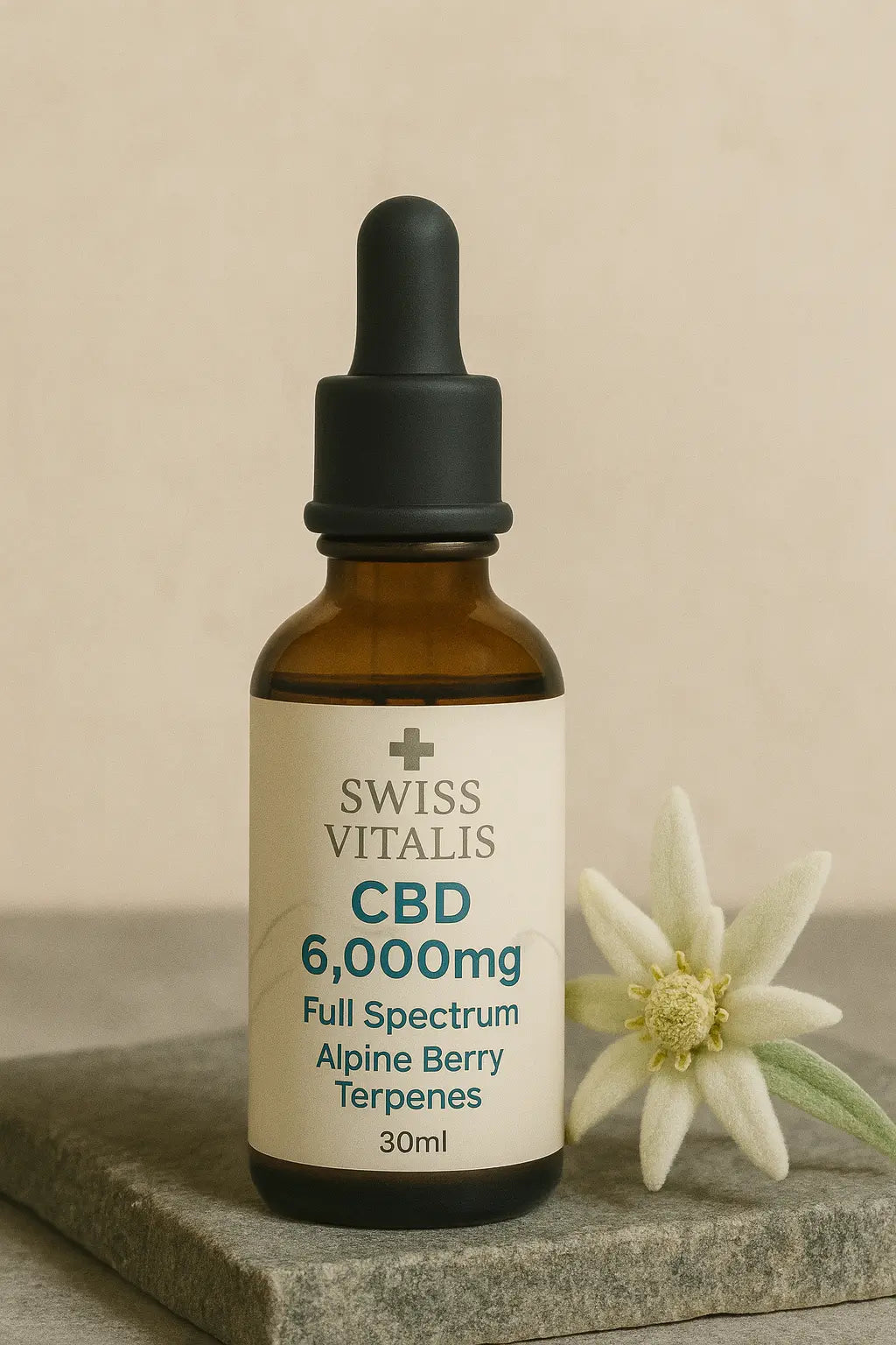 Swiss Vitalis CBD 6000mg – Full Spectrum Alpine Terpenes - Trending Wellness Store