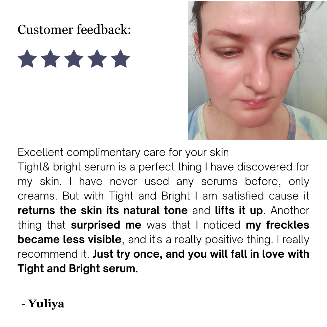 TIGHT AND BRIGHT, an Advanced Gentle Phyto-Retinol and Vitamin C Face Serum, 12 Innovative Technologies, 55% High-Performance Cosmeceuticals - Trending Wellness Store