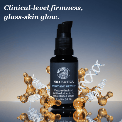 TIGHT AND BRIGHT, an Advanced Gentle Phyto-Retinol and Vitamin C Face Serum, 12 Innovative Technologies, 55% High-Performance Cosmeceuticals - Trending Wellness Store