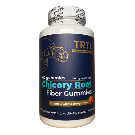 TRTL Fiber Gummies - 60 Count - 5g Fiber per Serving - Trending Wellness Store