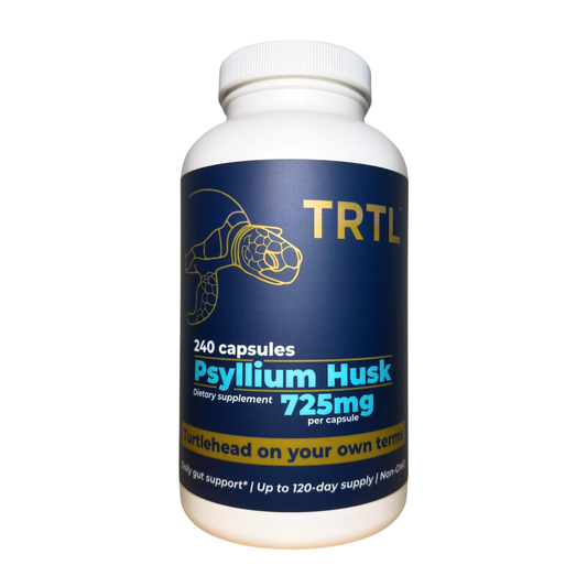 TRTL Psyllium Husk 725mg Capsules 240 Count - Trending Wellness Store
