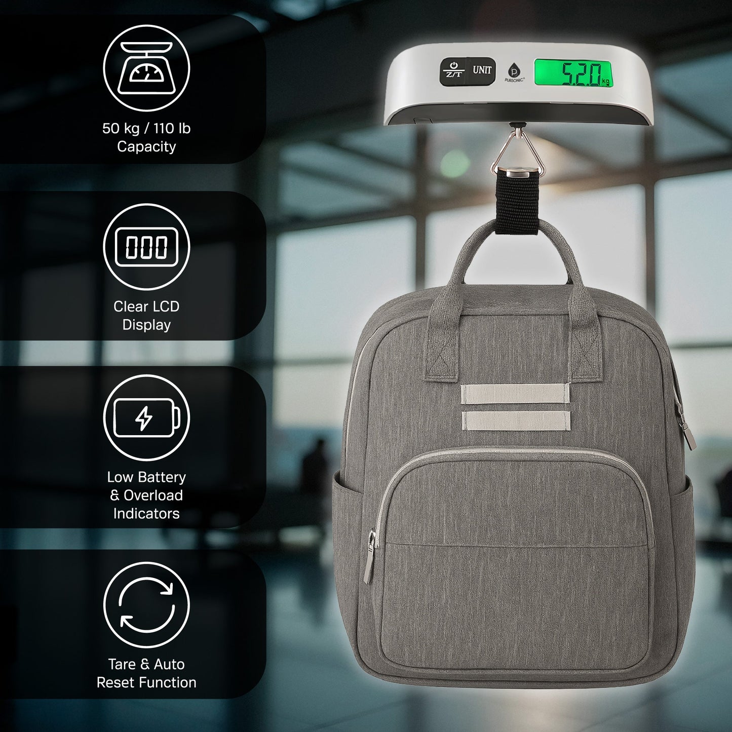 The Savvy Traveler’s Essential Trio: Pursonic Electronic Luggage Scale, Memory Foam Travel Pillow, and Ultra-Compact Wireless Power Bank - Trending Wellness Store