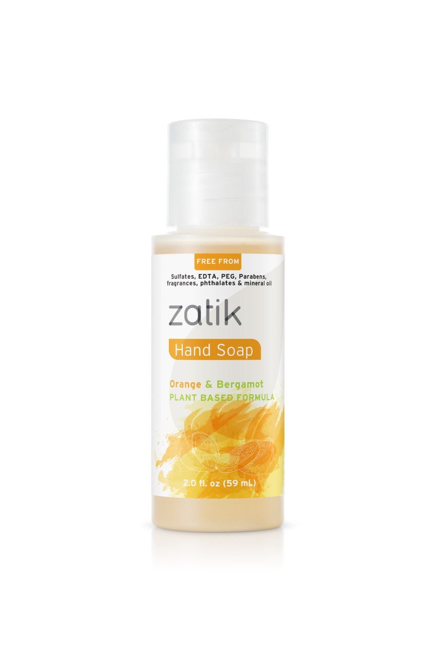 Travel Size Liquid Hand Soap - Orange & Bergamot - Trending Wellness Store