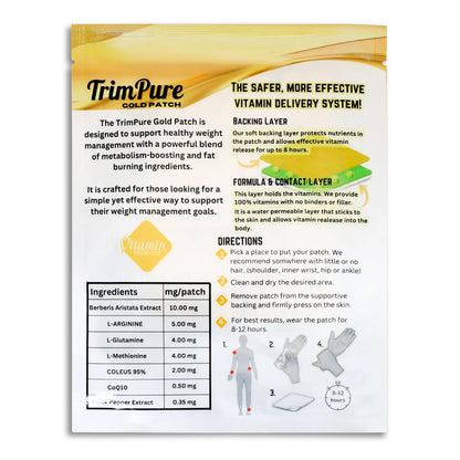 TrimPure Gold Patch E3 - Trending Wellness Store