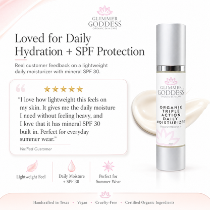 Triple Action Daily Moisturizer – Organic SPF 30 - Trending Wellness Store