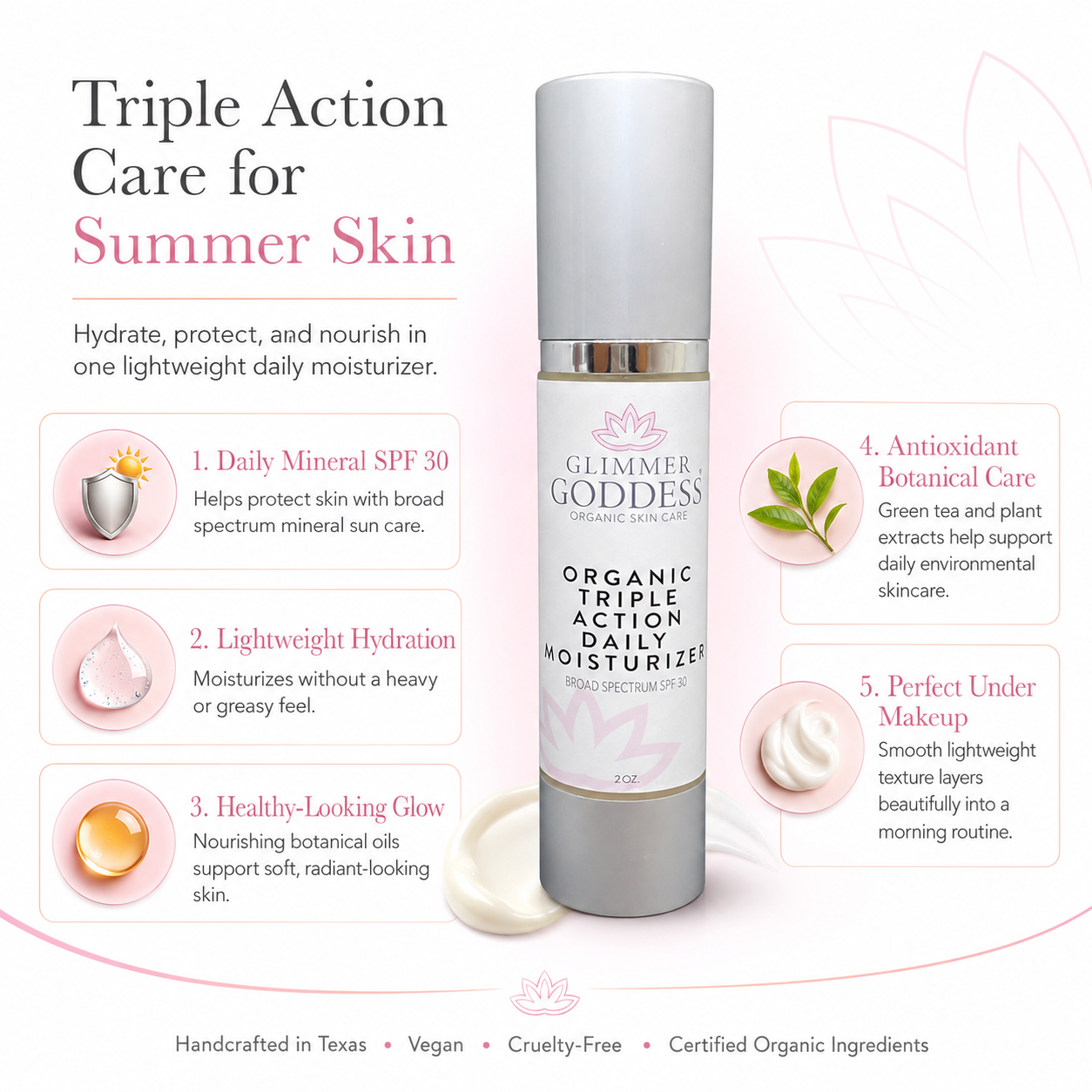 Triple Action Daily Moisturizer – Organic SPF 30 - Trending Wellness Store