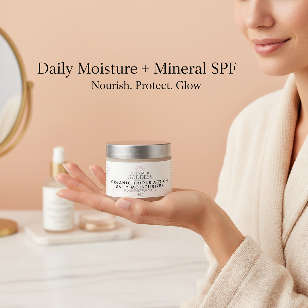 Triple Action Daily Moisturizer – Organic SPF 30 - Trending Wellness Store
