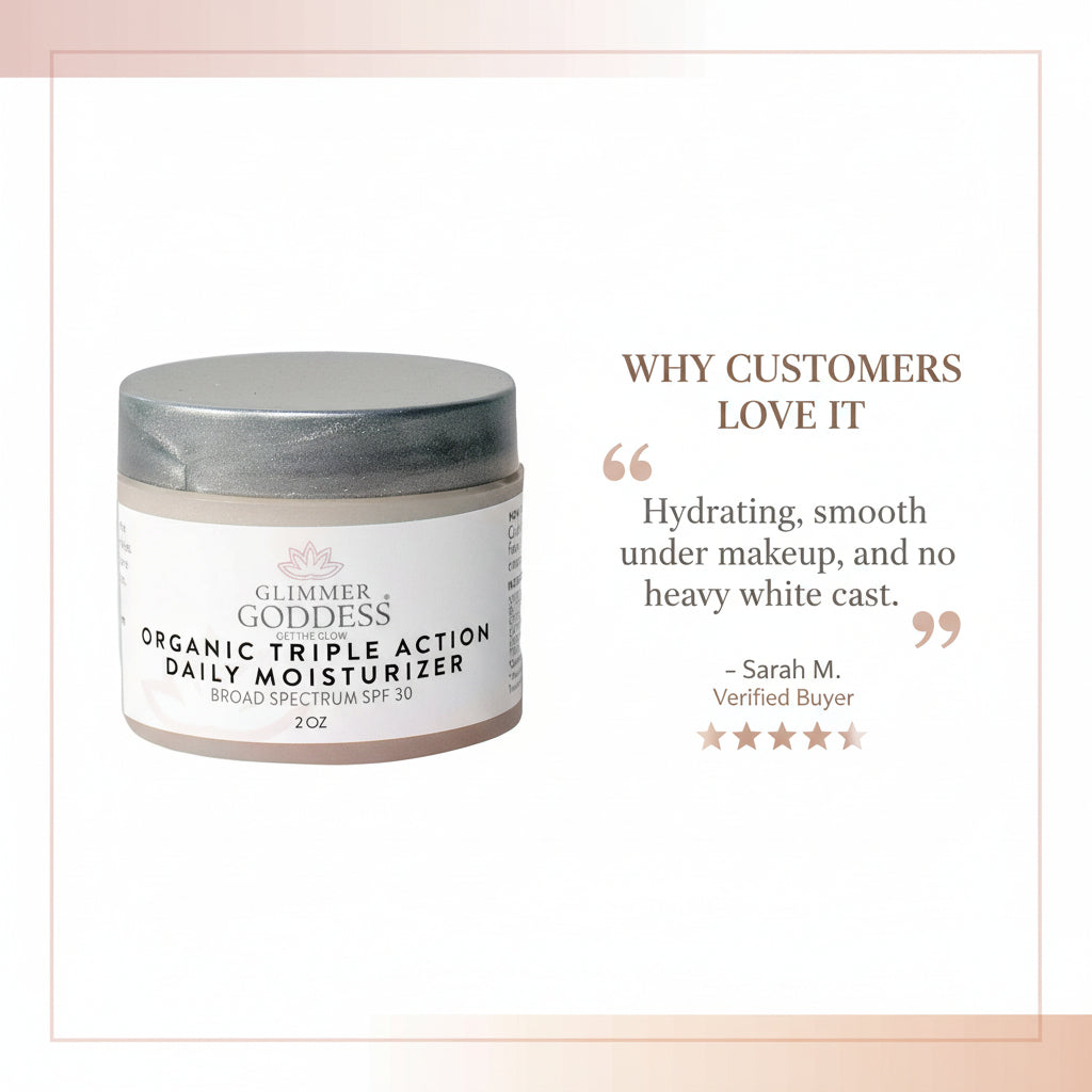Triple Action Daily Moisturizer – Organic SPF 30 - Trending Wellness Store