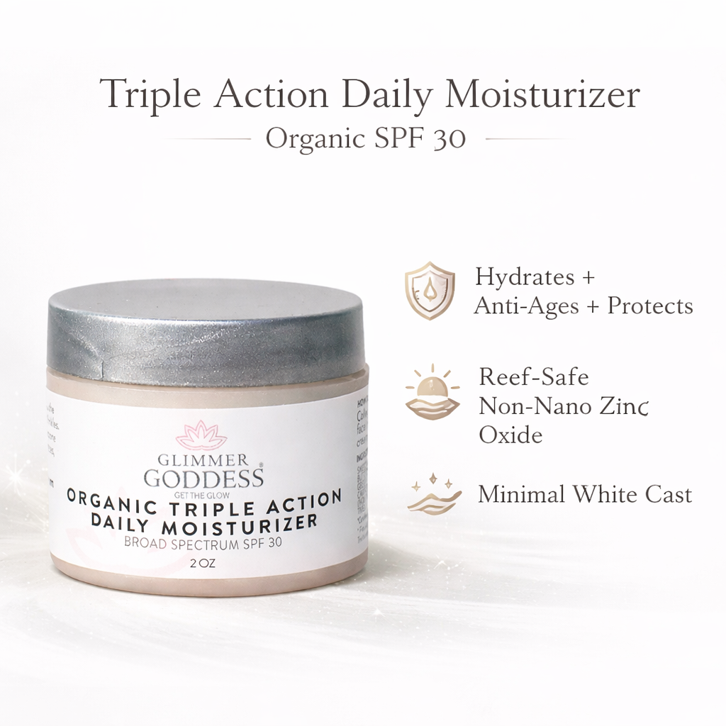 Triple Action Daily Moisturizer – Organic SPF 30 - Trending Wellness Store