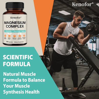 Triple Magnesium Complex - Brain & Sleep Health - L-Threonate, Glycinate, Malate - Trending Wellness Store