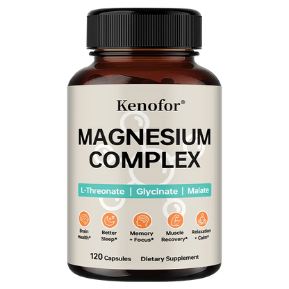 Triple Magnesium Complex - Brain & Sleep Health - L-Threonate, Glycinate, Malate - Trending Wellness Store