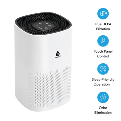 True HEPA Air Purifier Duo – 4-Stage Large Room Purifier + Compact 3-Stage Purifier Set - Trending Wellness Store