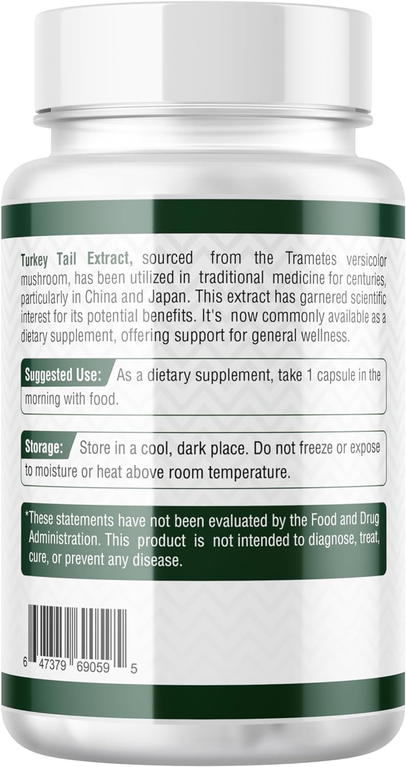 Turkey Tail Mushroom Supplement - Trending Wellness Store