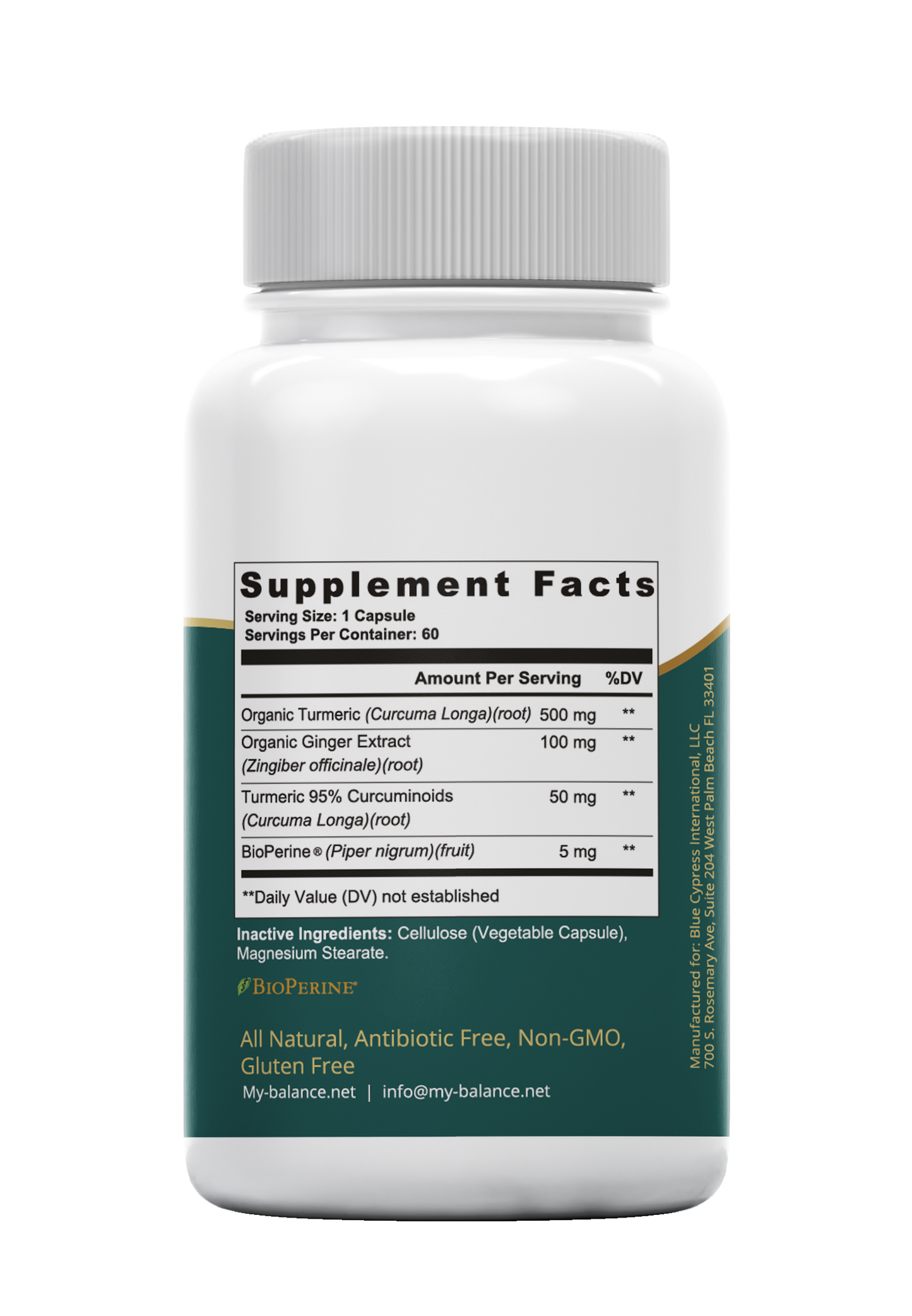 Turmeric With Ginger 650Mg - Trending Wellness Store