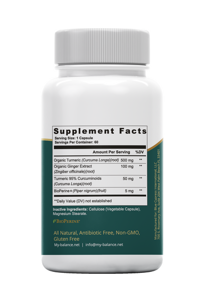 Turmeric With Ginger 650Mg - Trending Wellness Store