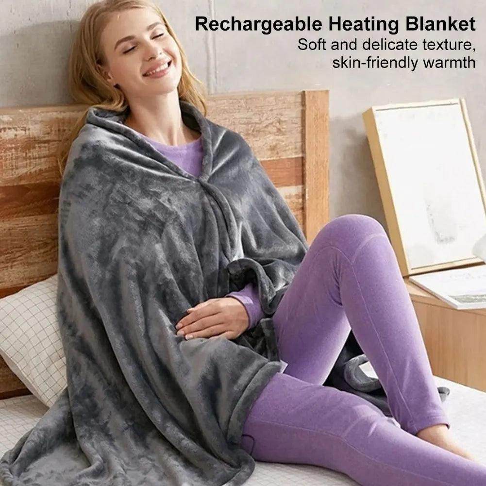 USB Electric Heated Throw Blanket - Trending Wellness Store